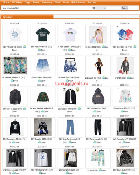 duplicate designer clothing websites